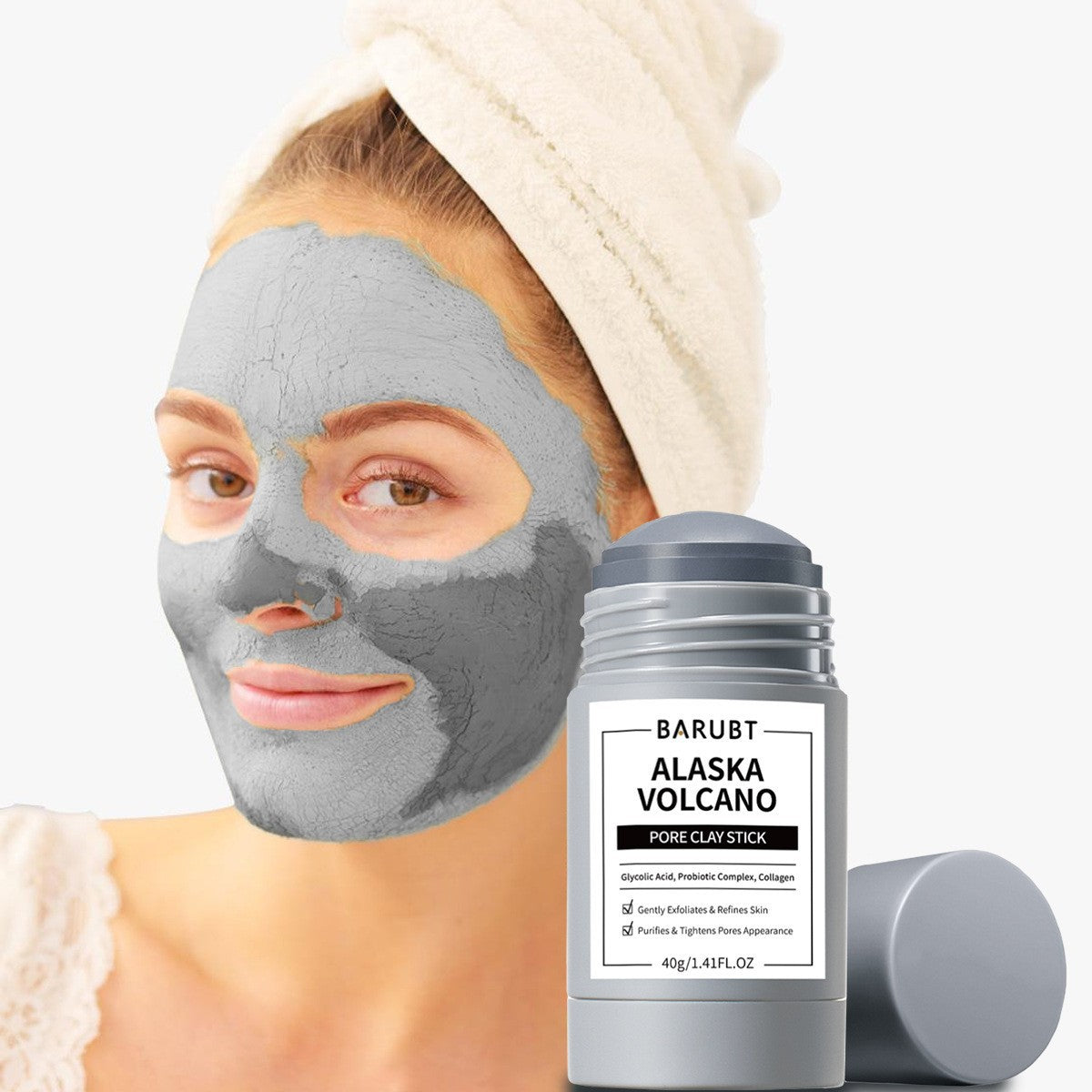 Volcanic Mud Mask Stick Deep Cleansing Blackhead Removal